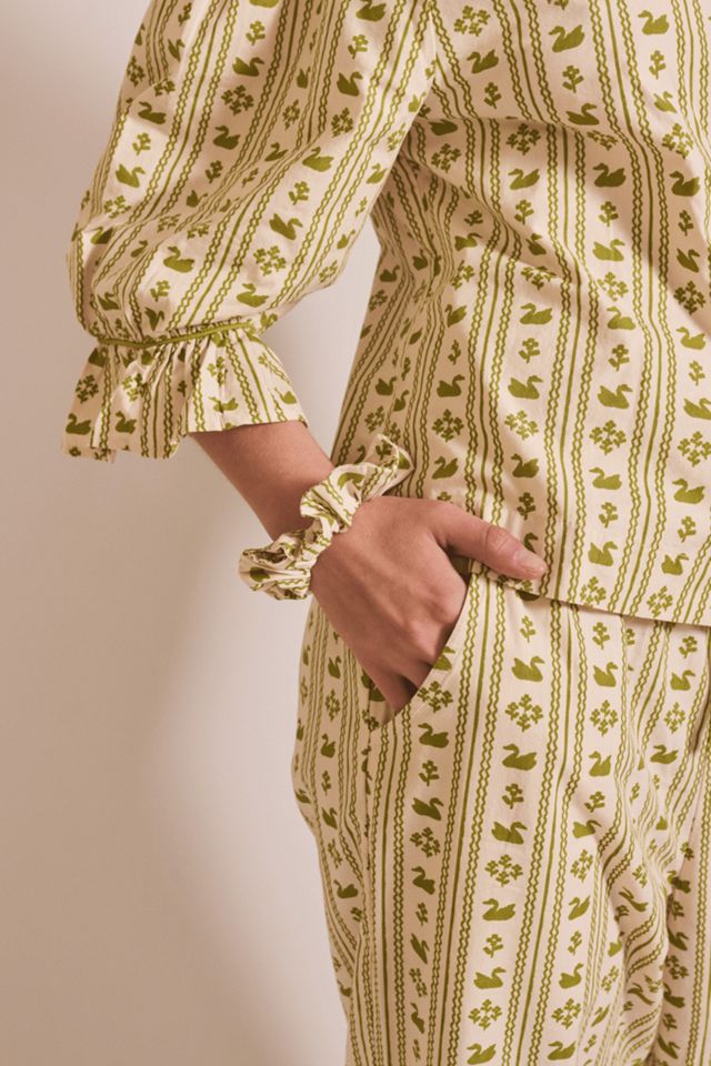 TBCo Cotton Swan Cropped Pajamas Set #4