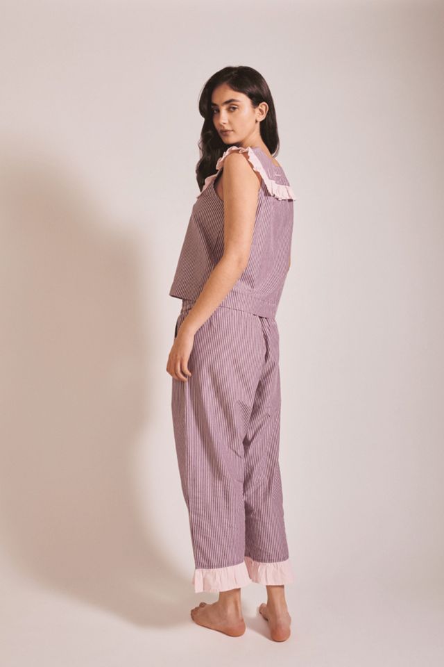 TBCo Cotton Ruffle Cropped Pajamas Set #2