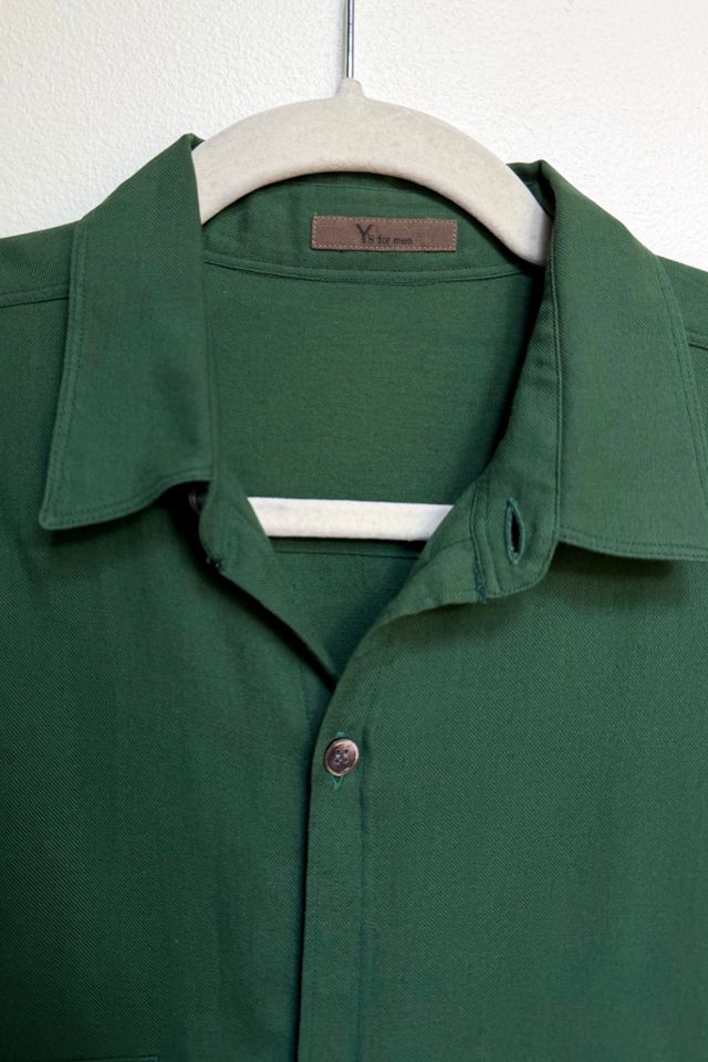 Vintage Yohji Yamamoto Y's Green Utility Shirt #1