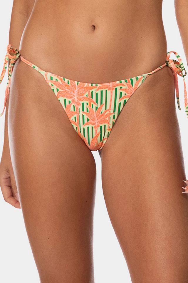 Maaji Blooming Stripes Sunning Bikini Bottom #1