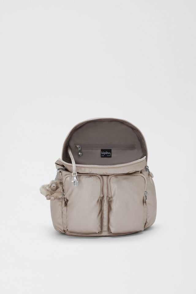Kipling City Pocket Metallic Backpack #2