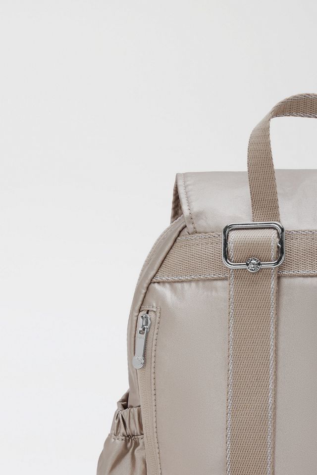Kipling City Pocket Metallic Backpack #4