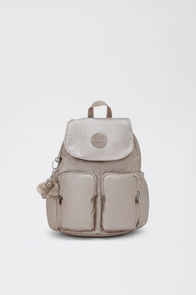 Kipling City Pocket Metallic Backpack