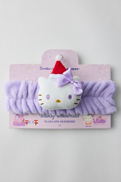 Bandeau spa en peluche 3D Whimsy Wonderland The Crème Shop X Sanrio Hello Kitty