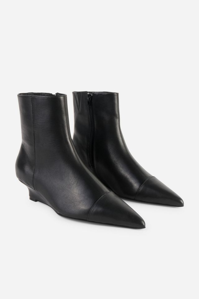 Intentionally Blank Lexicon Micro Wedge Heel Ankle Boot #1