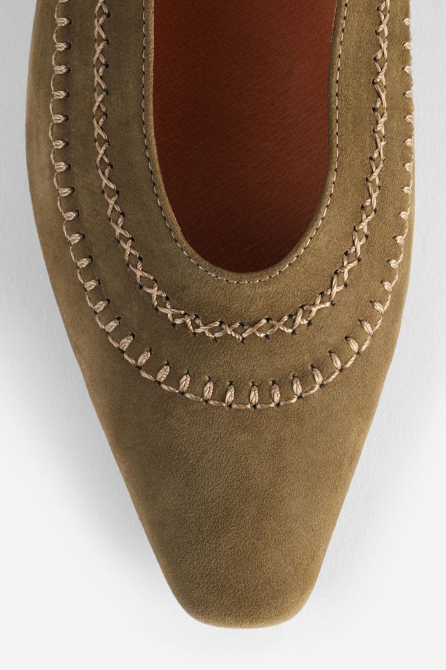 Intentionally Blank Lofty Snipped Toe Ballet Flat #4