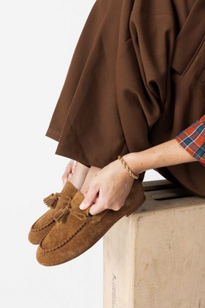 Intentionally Blank Patna Tassel Moccasin Loafer