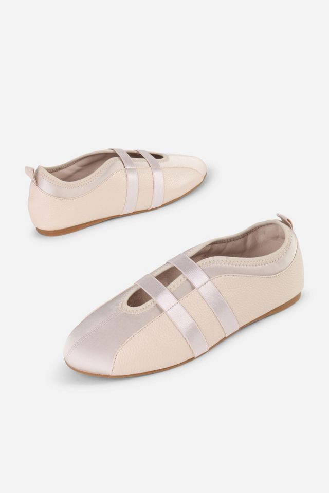 Intentionally Blank Sporty Leather Slip On Ballet Sneaker #2