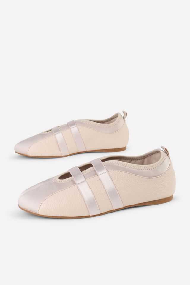 Intentionally Blank Sporty Leather Slip On Ballet Sneaker #3