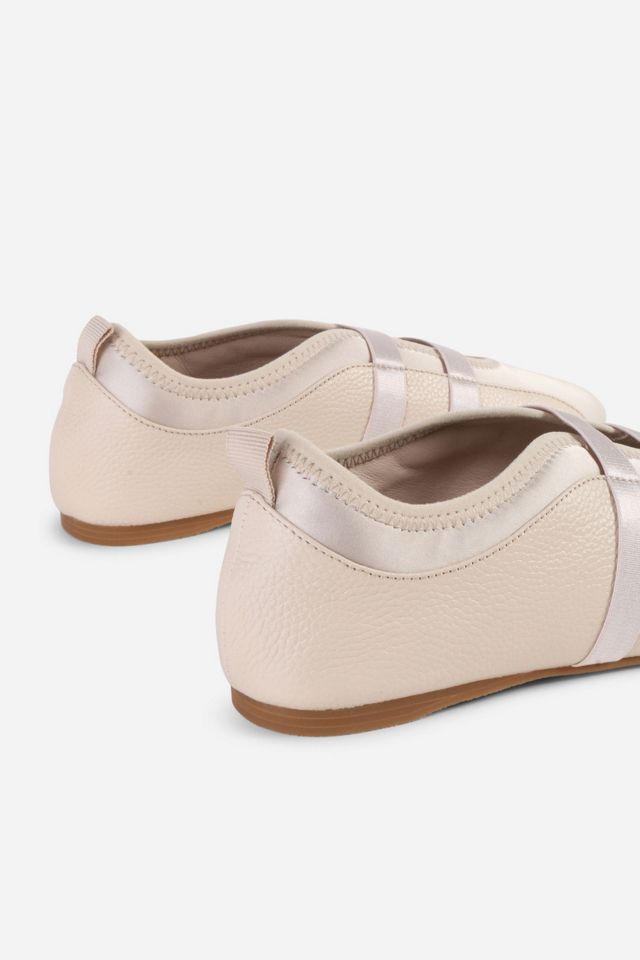 Intentionally Blank Sporty Leather Slip On Ballet Sneaker #4