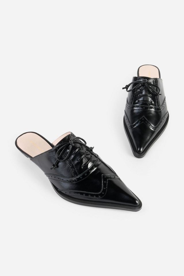 Intentionally Blank Tonian Lace-up Flat Mule #2