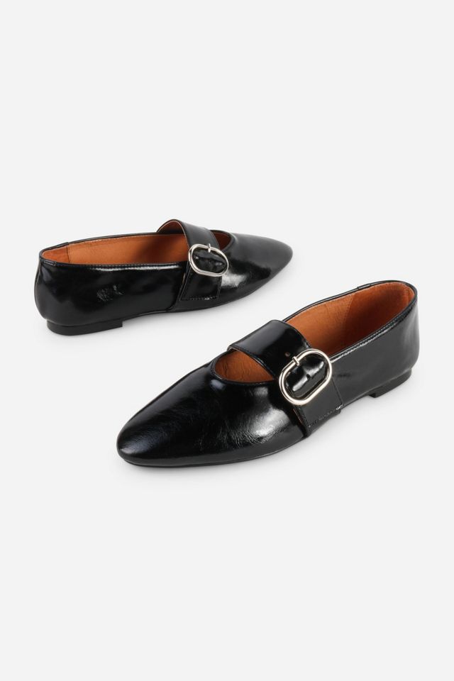 Intentionally Blank Vartan Buckle Flat Mary Jane #1