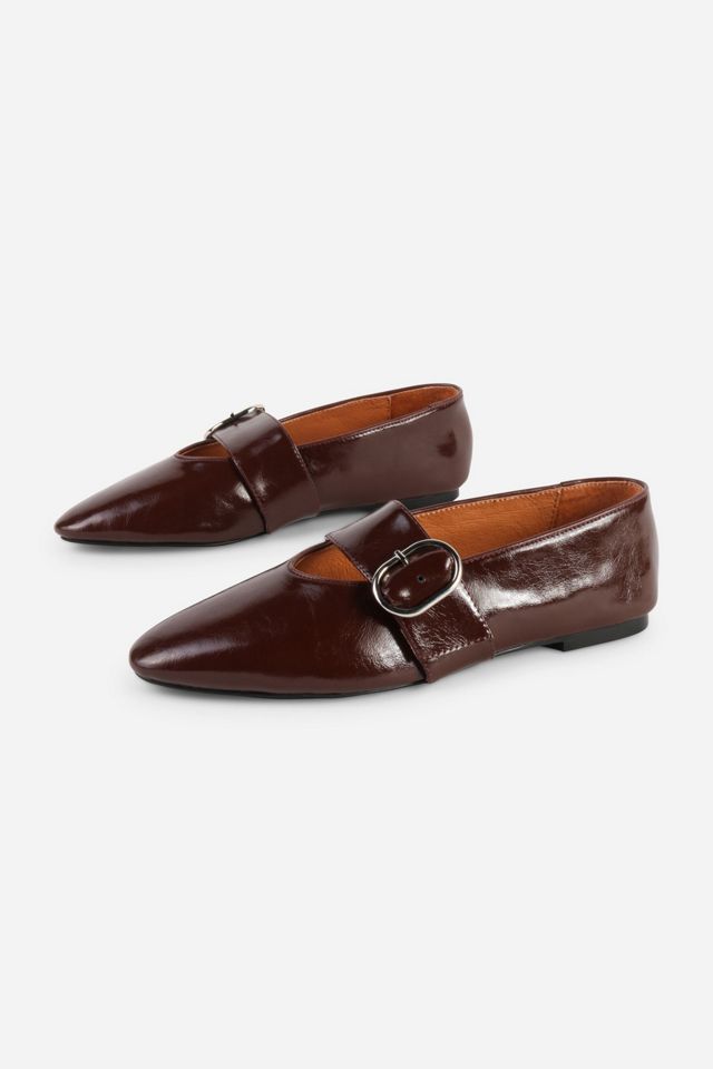 Intentionally Blank Vartan Buckle Flat Mary Jane #1
