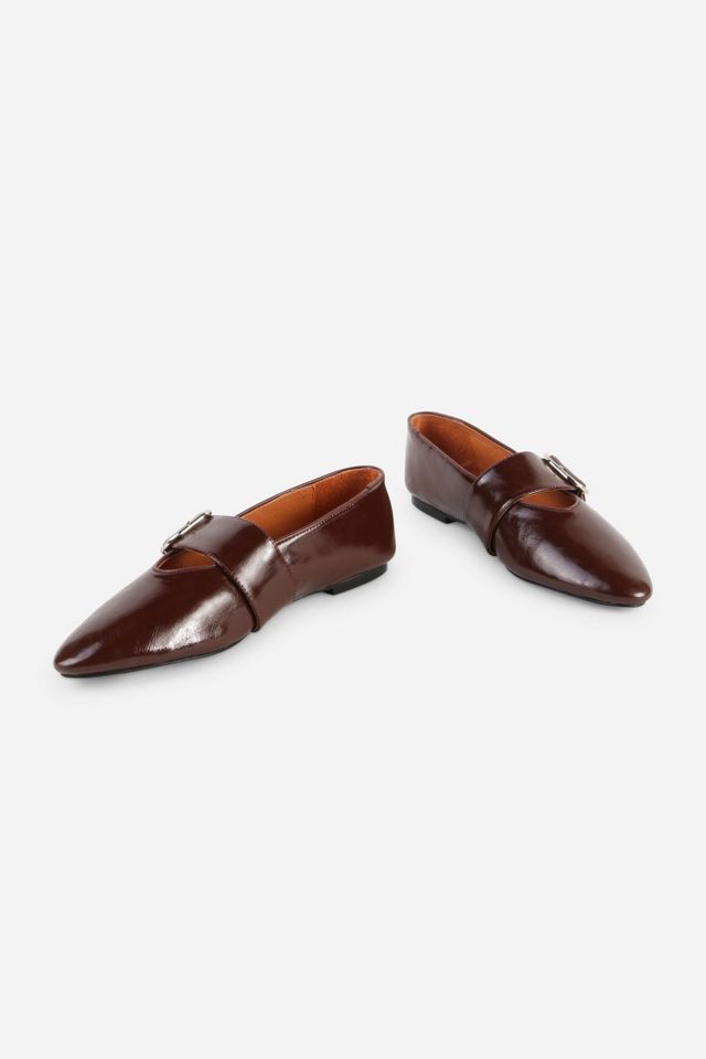 Intentionally Blank Vartan Buckle Flat Mary Jane #2