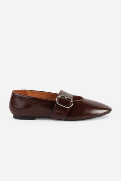 Intentionally Blank Vartan Buckle Flat Mary Jane