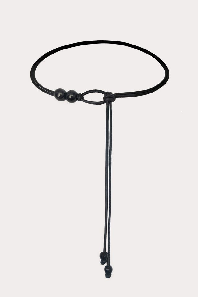 Petit Moments Beaded Tie Belt #1