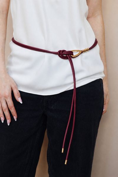 Petit Moments Chrome Tie Belt
