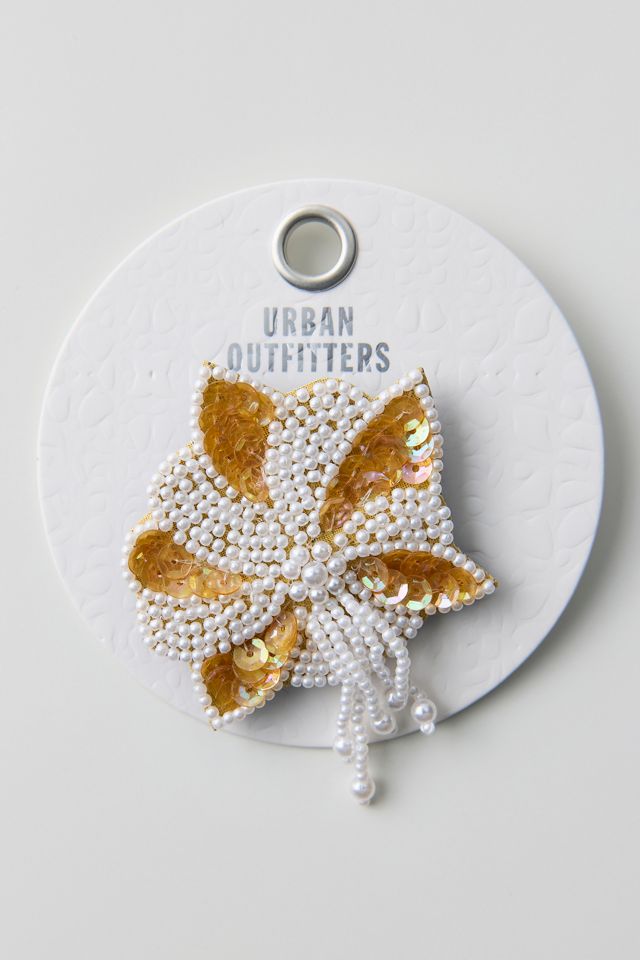 Baily Beaded Flower Brooch #2