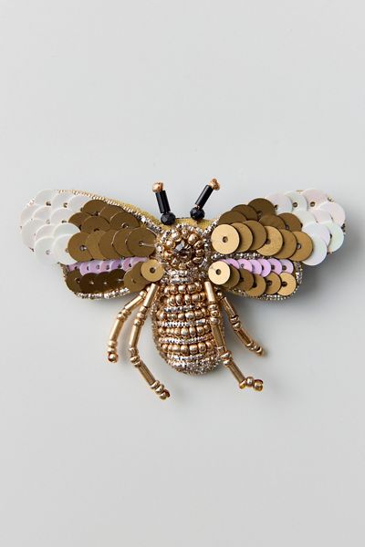 Bailey Beaded Butterfly Brooch