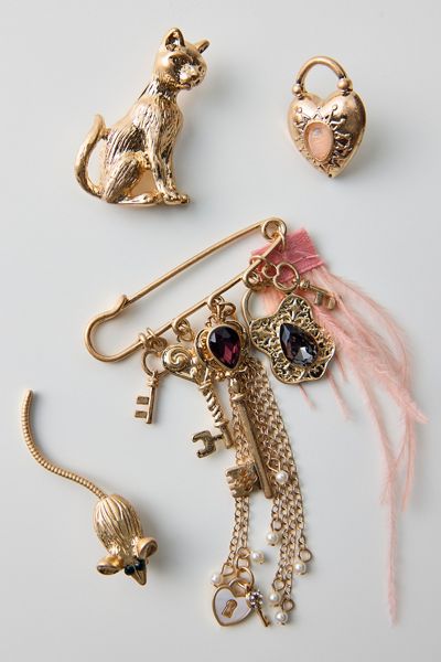 Ensemble de broches Chat et Souris