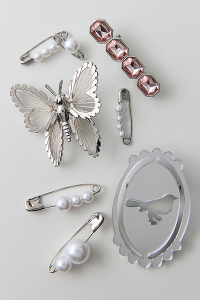 Picture Perfect Safety Pin Brooch Set