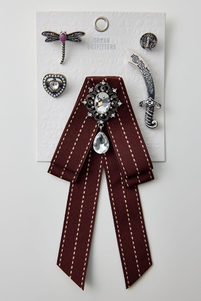 Estelle Ribbon Brooch Set #2