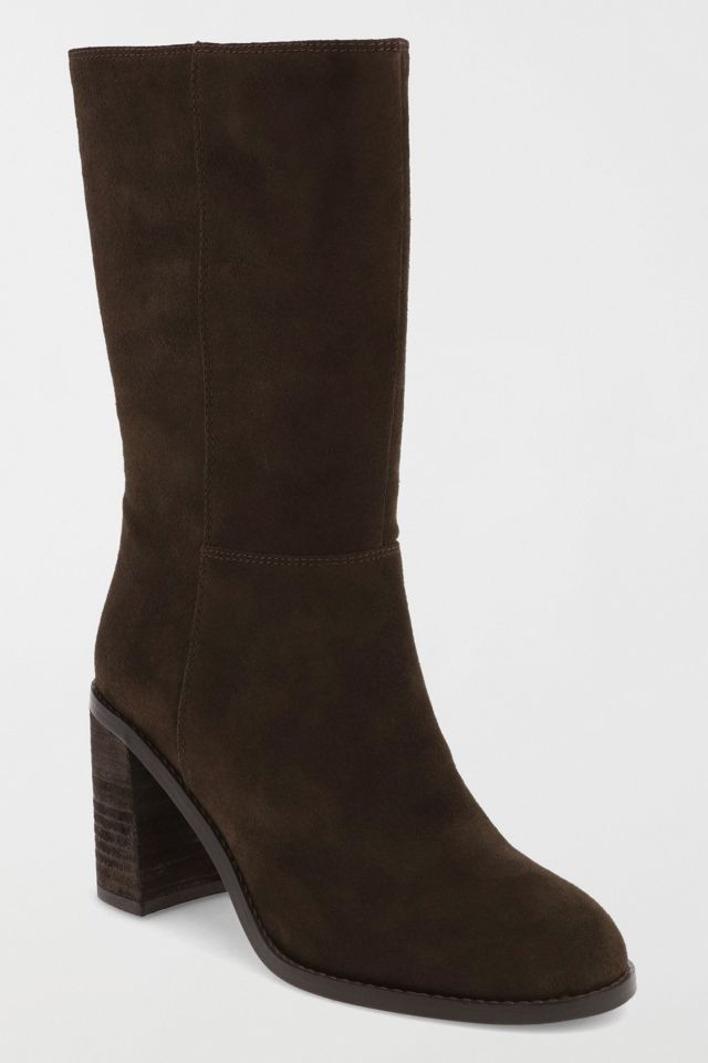 MIA Laurie Suede Block Heel Boot #1