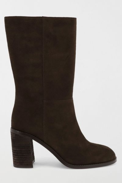 MIA Laurie Suede Block Heel Boot