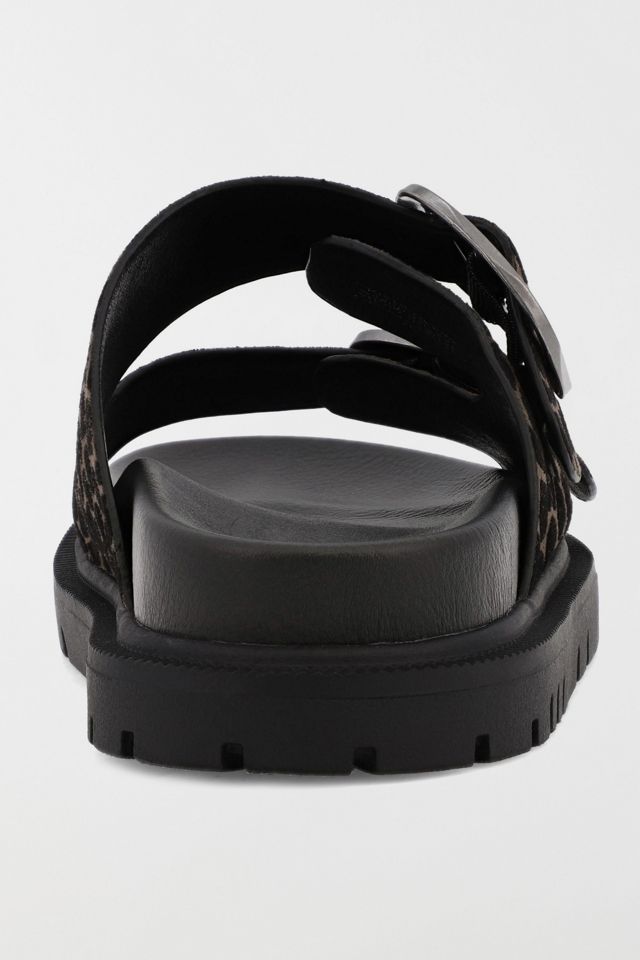 MIA Shoes Gen Suede Double Buckle Slide Sandal #2
