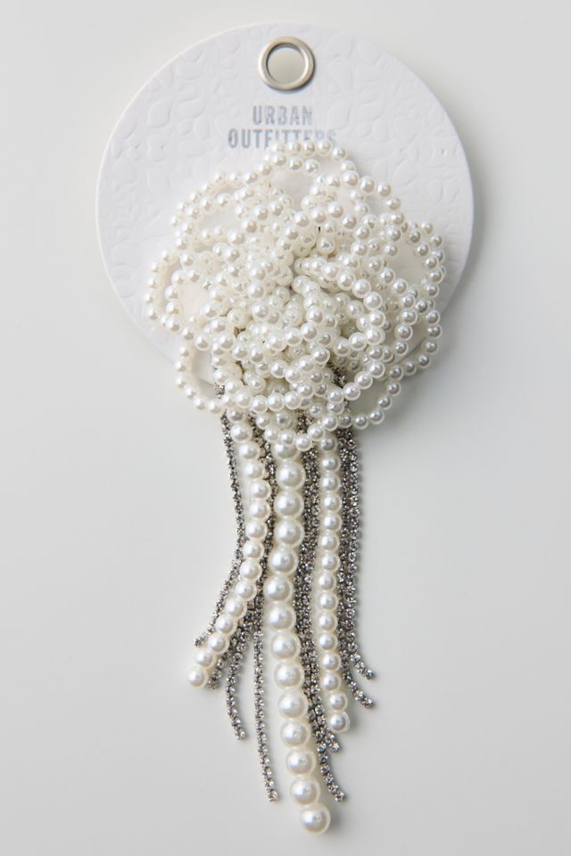 Lucy Statement Pearl Flower Brooch #2