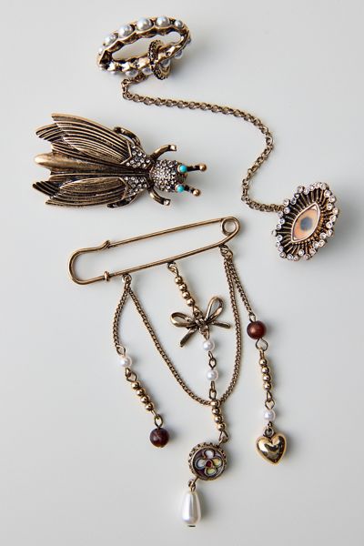 Betty Eclectic Brooch Set