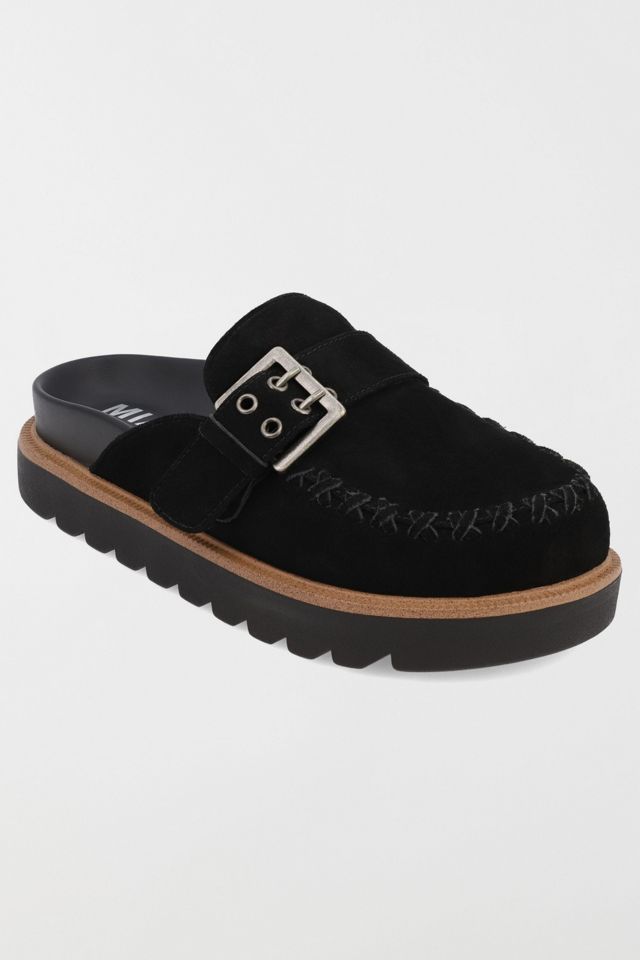 MIA Zaina Suede Buckle Mule #1