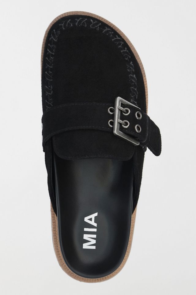 MIA Zaina Suede Buckle Mule #2