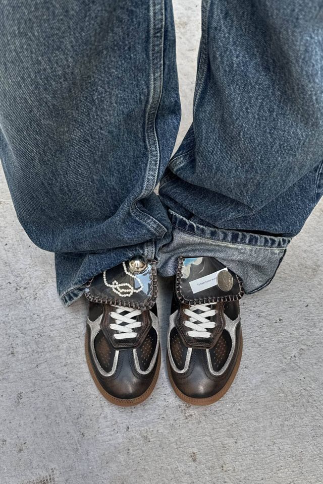 ALOHAS Tb.490 Club Vinyl Vintage Effect Leather Sneakers #1