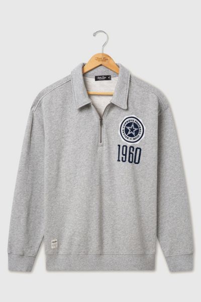 Junk Food NFL Flocked Quarter Zip