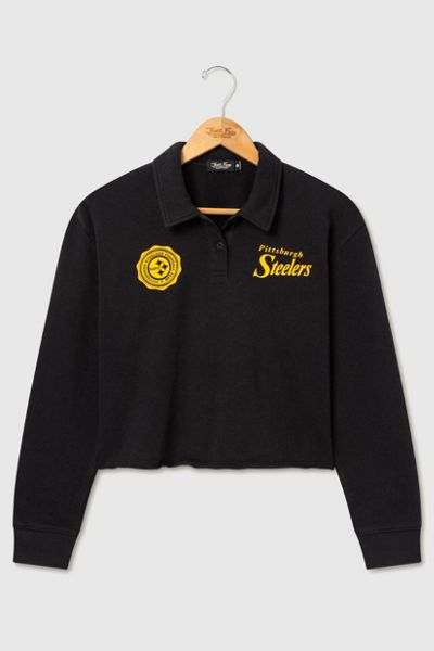 Junk Food Women's NFL Polo Crop Fleece