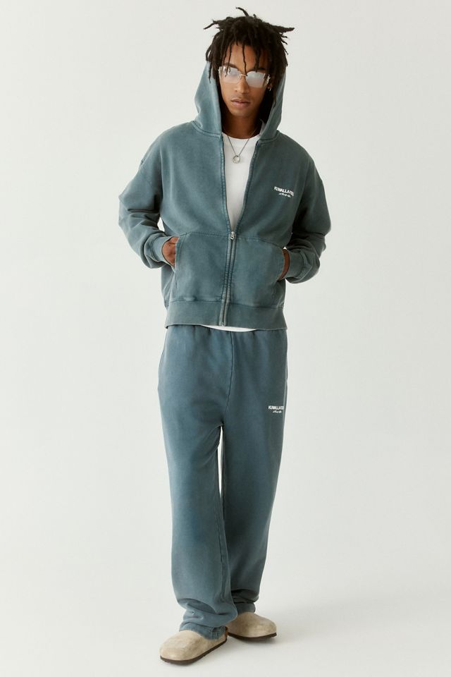 Kuawalla Tee Pigment Dye Zip-Up Hoodie Sweatshirt #1
