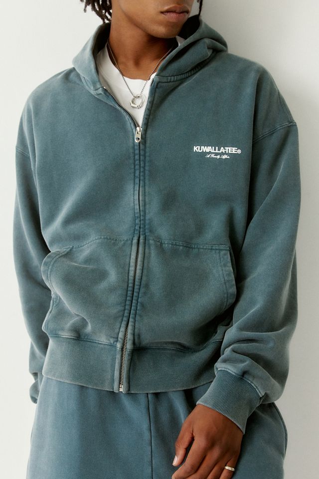 Kuawalla Tee Pigment Dye Zip-Up Hoodie Sweatshirt #2