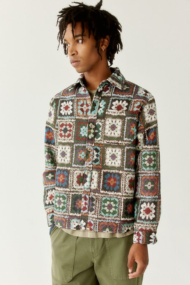 Kuwalla Tee Crochet Tapestry Jacquard Shirt #1