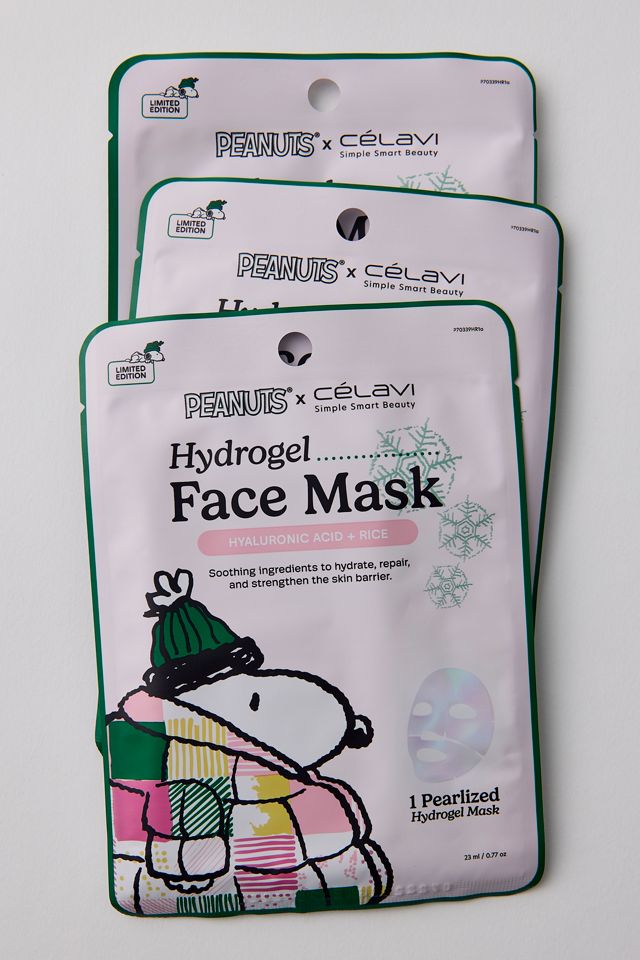 Célavi X Peanuts Snoopy Hydrogel Face Mask Set #1