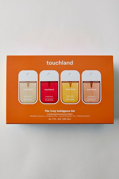 Ensemble de vaporisateur hydratant désinfectant pour les mains Power Mist Cozy Indulgence de Touchland