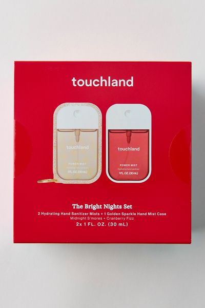 Touchland Power Mist Bright Nights Hydrating Hand Sanitizer Spray & Case Set