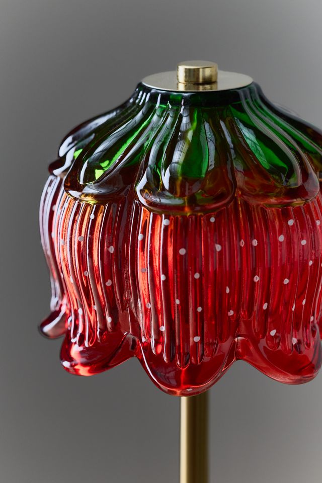 Lampe de table DEL rechargeable en forme de fraise #2