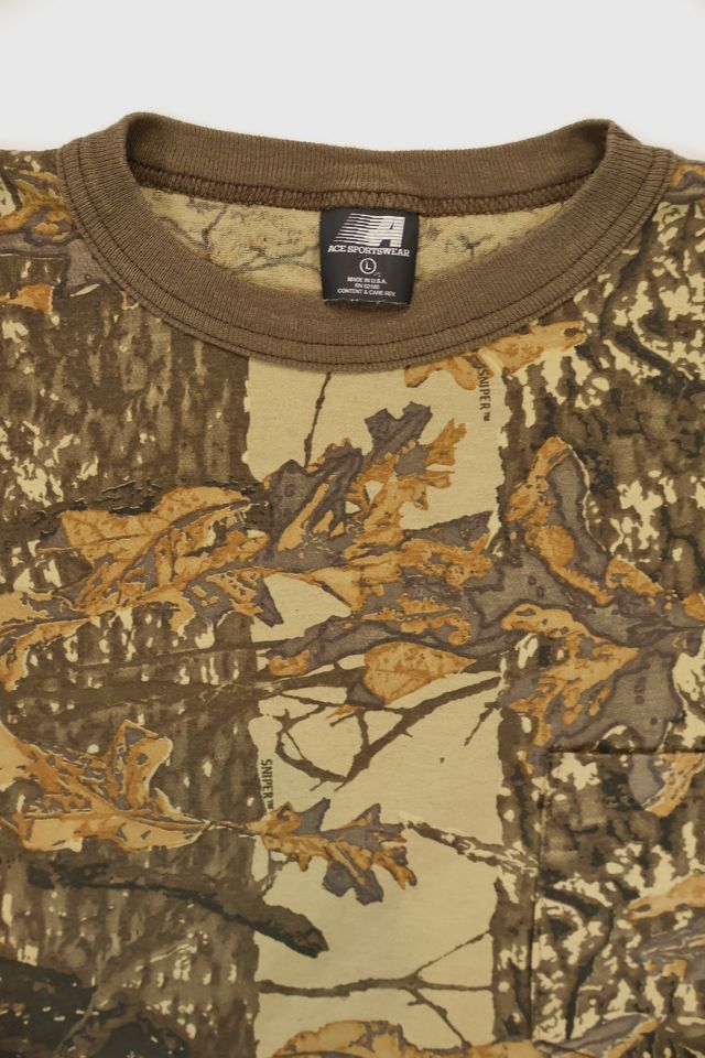 Vintage Leaf Camo Long Sleeve Tee #2