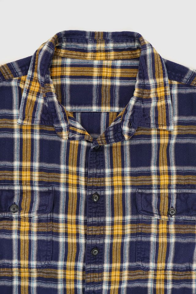 Vintage Plaid Cut-Off Short Sleeve Shirt #2