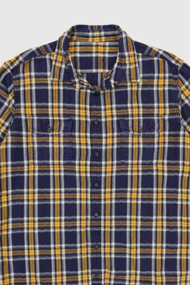 Vintage Plaid Cut-Off Short Sleeve Shirt #4