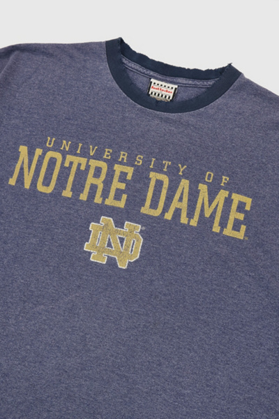 Vintage University of Notre Dame Ringer Tee