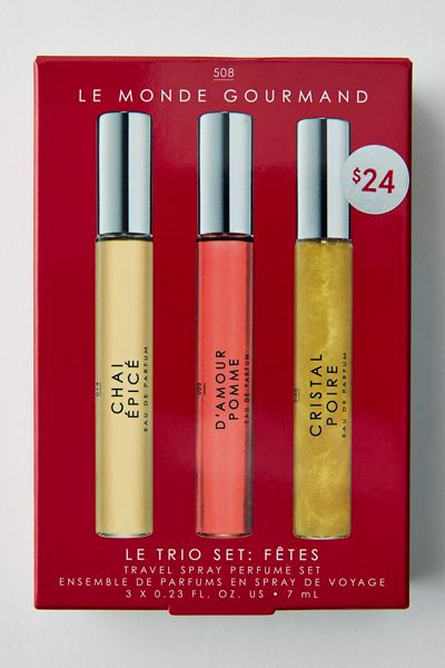 Le Monde Gourmand Le Trio Travel Spray Perfume Set