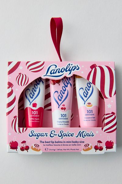 Ensemble de mini baumes à lèvres Sugar & Spice de Lanolips