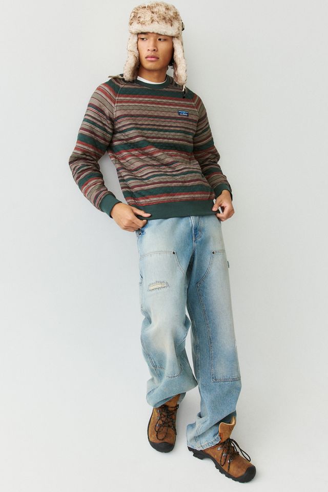 L.L.Bean Quilted Crew Neck Sweatshirt #1